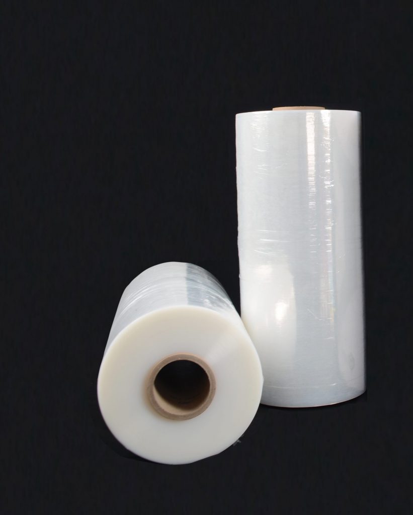 Roll of machine stretch film